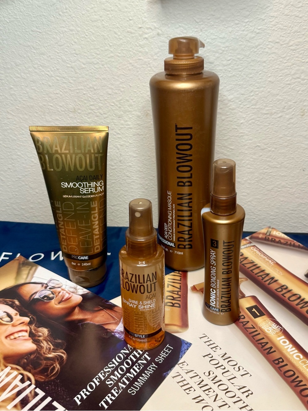 Brazilian Blowout Hair Treatment Set -4 piece bundle
